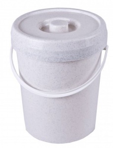 Nappy Bucket with Lid for Reusable Nappies 12 L